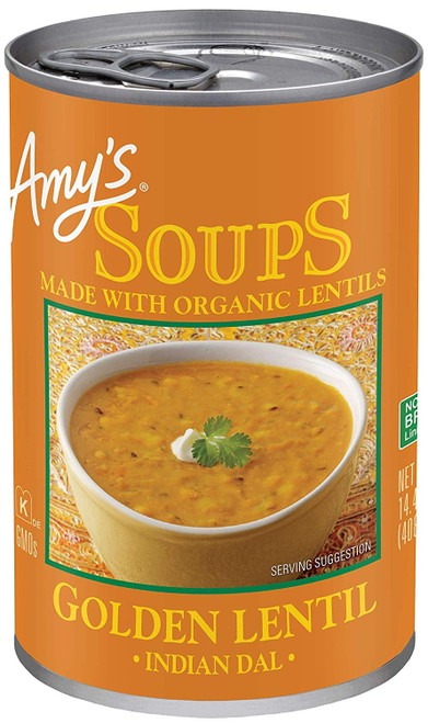 Amy's Organic Soup Golden Lentil 14.4 Fl Oz Pack Of 2
