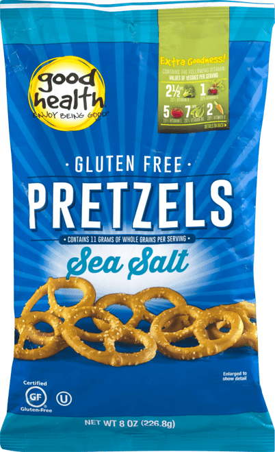 Good Health Gluten Free Pretzels With Sea Salt, 4-pack 8 Oz. Bags