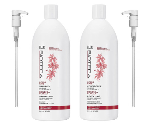 Biotera Color Care Shampoo & Conditioner - 32 Oz With Pumps