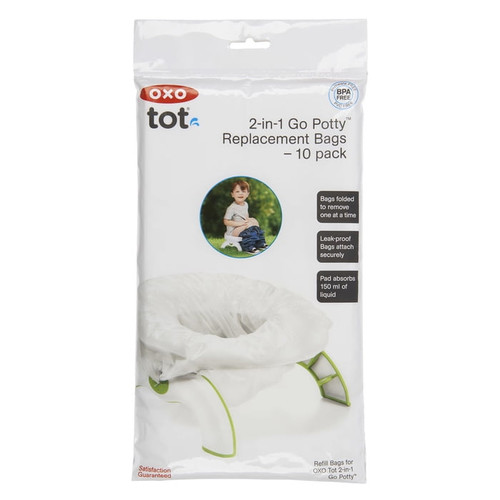 Oxo Tot Go Potty Replacement Bags, 10 Pack