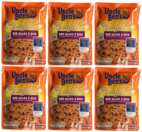 Uncle Ben's, Ready Rice, Red Beans And Rice, 8.5 Oz. (pack Of 6)