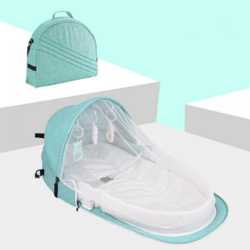 Bassinet To-go Infant Travel Bed - Baby Lounge Backpack - Combines Crib, Playpen And Changing Station, Metro