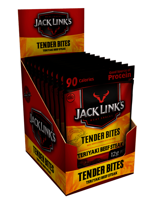 Jack Link's Beef Tender Bites, Teriyaki, 1.25oz, 10 Ct