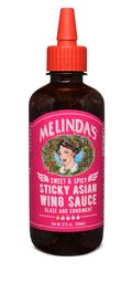 Melinda's Sweet And Spicy Sticky Asian Wing Sauce, Glaze And Condiment, 12 Oz