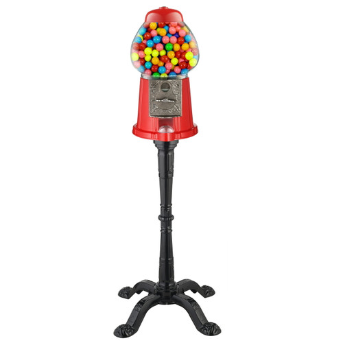 Great Northern Popcorn 15" Vintage Candy Gumball Machine And Bank With Stand - Everyone Loves Gumballs!