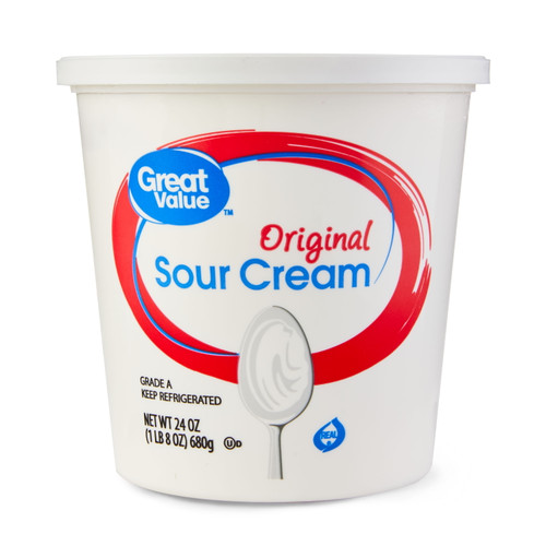 Great Value Original Sour Cream, 24 Oz