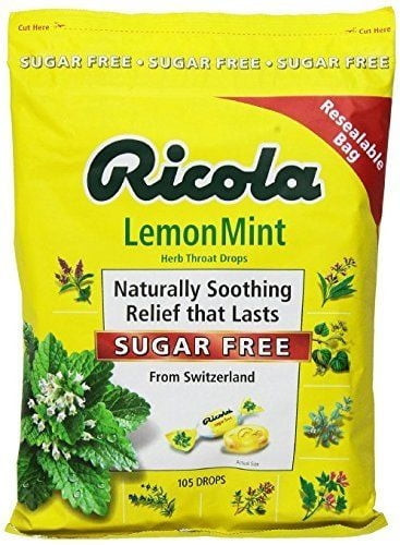 Ricola Sugar Free Lemon Mint Drops, 210 Count