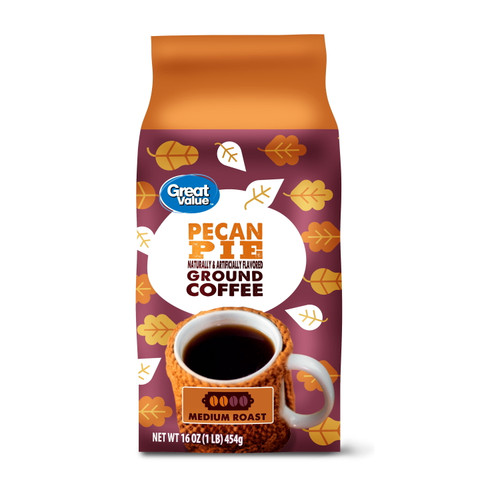 Great Value Pecan Pie Ground Coffee, 16 Oz