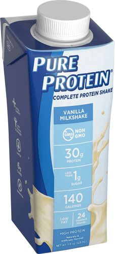Pure Protein Shake Vanilla 30g Protein 4 Ct