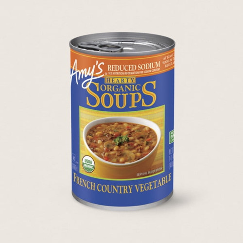 Organic Hearty French Country Vegetable Soup, Reduced Sodium Pack Of 12