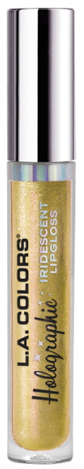 L.a. Colors Holographic Iridescent Lip Gloss, Gold Rush, 0.16 Fl Oz