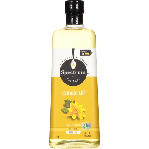 Spectrum Refined Canola Oil, 32 Fl Oz