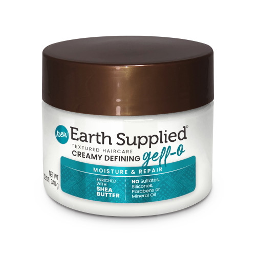 Earth Supplied Moisture & Repair Moisturizing Nourishing Hair Styling & Defining Gell-o With Shea Butter, 12 Oz