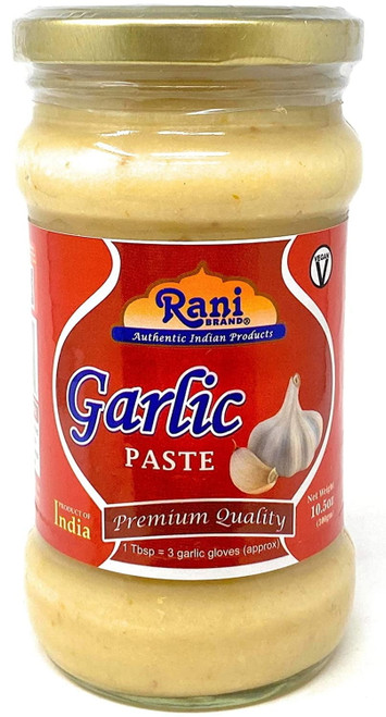 Rani Garlic Cooking Paste 10.5oz (300g) ~ Vegan | Glass Jar | Gluten Free | Non-gmo | No Colors | Indian Origin