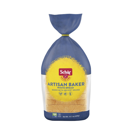 Schar Gluten Free Artisan Baker White Bread, 14.1 Oz