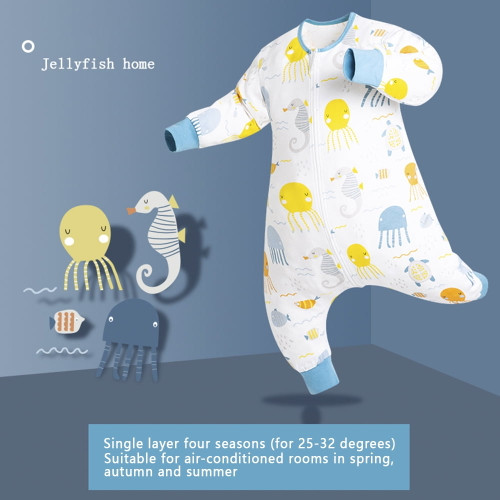 Toddler Baby Cotton Sleep Bag Sleep Sack With Leg, Boy Girl Early Walker Warm Wearable Blankets