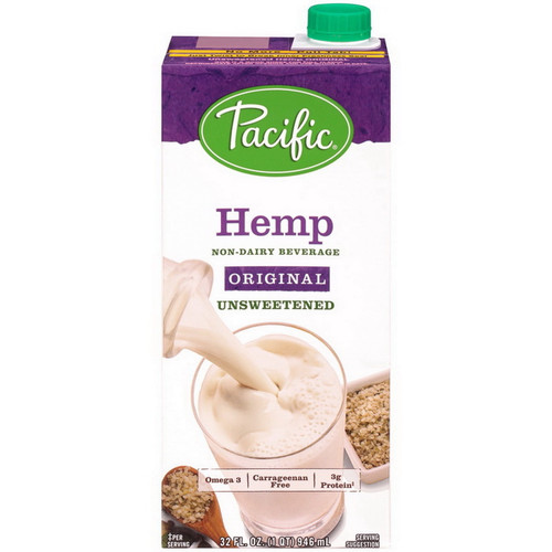 (12 Pack)pacific Foods Original Hemp Unsweetened, 32 Fl Oz