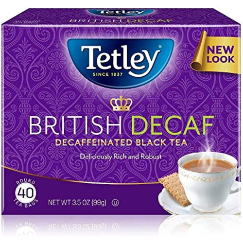 Pack Of 2 - British Blend Decaffeinated Black Tea, 40 Tea Bags