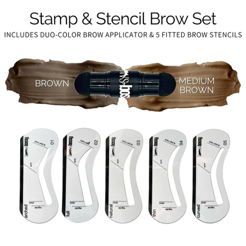 Stamp & Stencil Brow Set