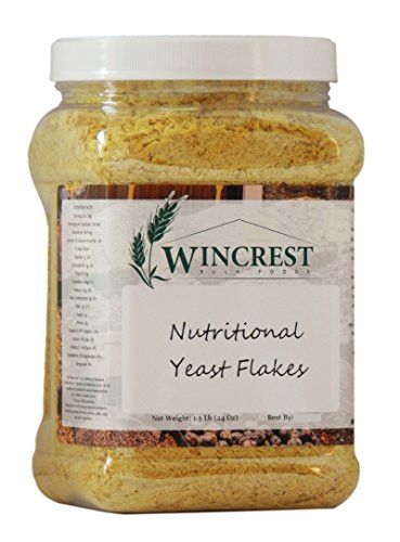 Large Nutritional Yeast Flakes - 1.5 Lb Economy Size