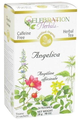 Celebration Herbals Angelica Root Organic, 24 Ct