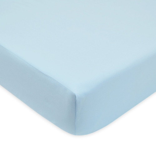 American Baby Company Classic Blue Polyester, Microfiber Fitted Sheets, Crib Bed