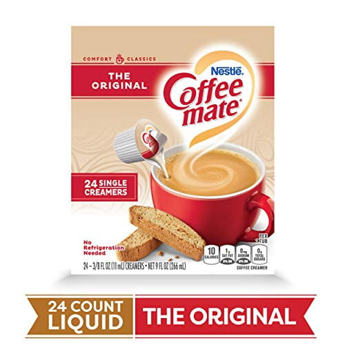 Coffee Mate The Original Liquid Coffee Creamer 24 Count Per Box, Pack Of 4