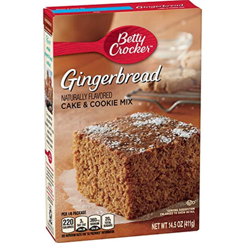 Betty Crocker Cake & Cookie Mix Gingerbread 14.5 Oz Box