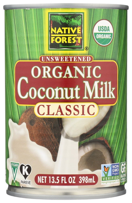 Native Forest Organic Classic, Coconut Milk, 13.5 Fl Oz, Pack Of 12