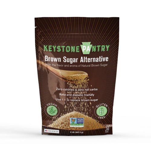 Keystone Pantry Sugar-free Brown Sugar Substitute 2lb Bag Certified Kosher-parve (kof-k)