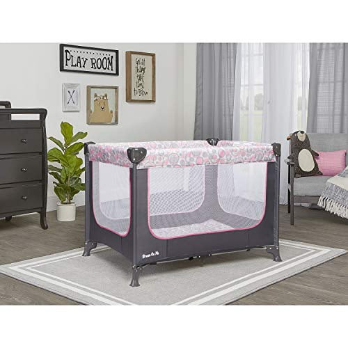 Dream On Me, Zodiak Portable Playard, Grey/pink