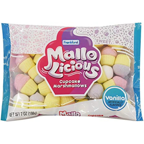 Frankford Mallolicious Vanilla Cupcake Marshmallows, 7 Oz