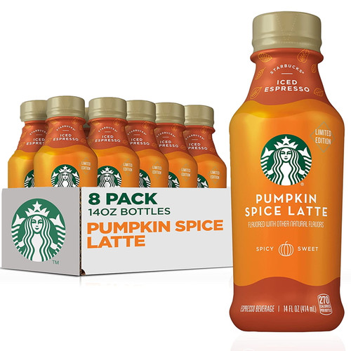 Starbucks Pumpkin Spice Latte, 14 Oz, 8 Count