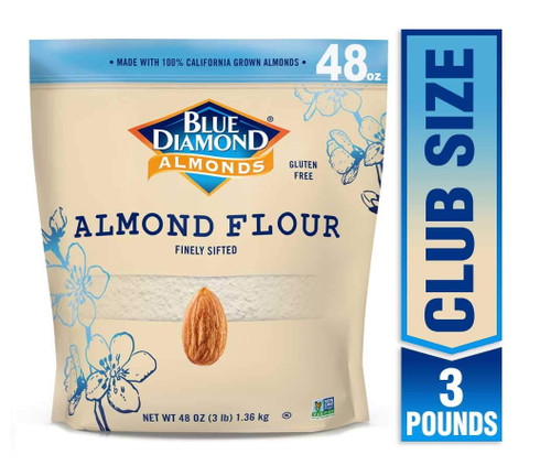 Almond Flour, Gluten Free, Blanched, Finely Sifted 3 Pound Bag