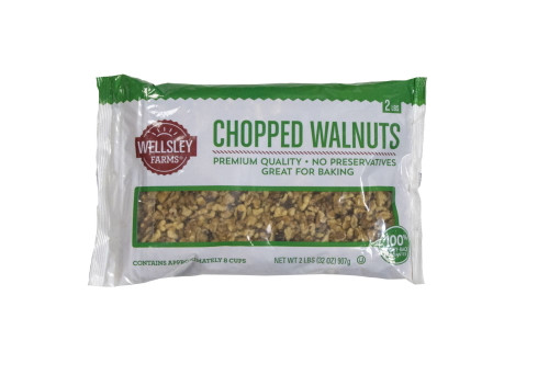 Wellsley Farms Chopped Walnuts, 32 Oz.