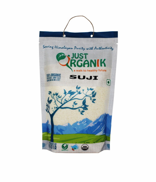 Just Organik Organic Semolina (suji), 2 Lbs