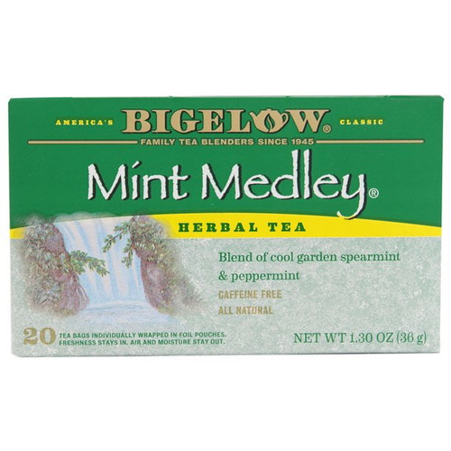 Bigelow Tea Herbal Tea Mint Medley Spearmint And Peppermint -- 20 Tea Bags Pack Of 2
