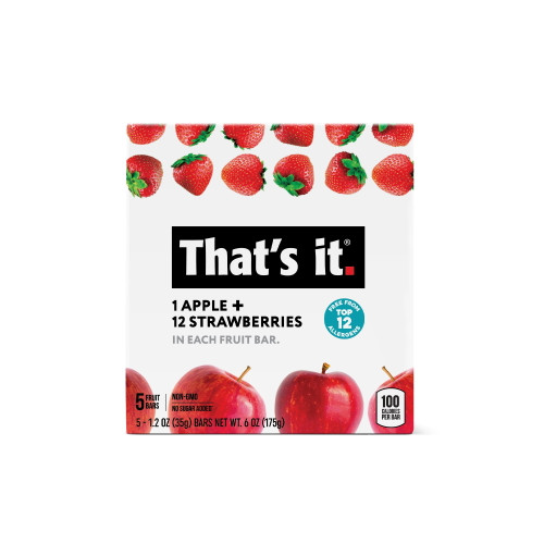 That's It. Strawberry Fruit Bar, 6 Oz, 5 Ct