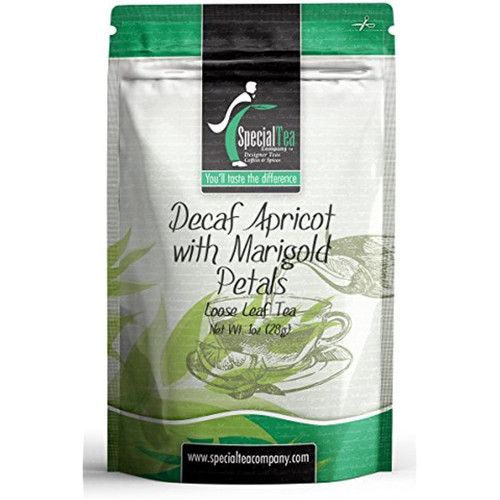 Special Tea Loose Leaf Black Tea, Decaf Apricot With Flowers, 1 Oz