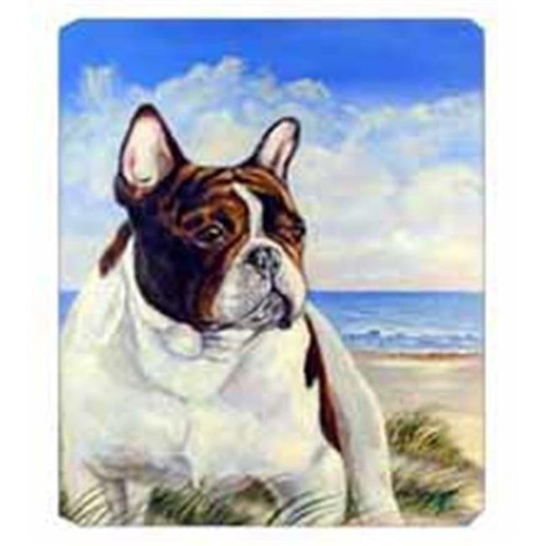 8 X 9.5 In. French Bulldog At The Beach Mouse Pad, Hot Pad Or Trivet