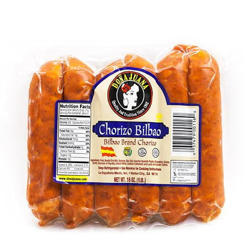 Chorizo Bilbao By Dona Juana (1 Pound) - Pack Of 3