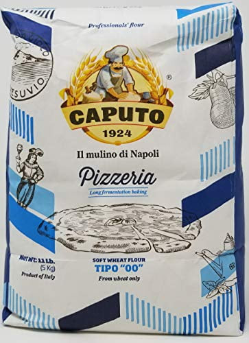 Antimo Caputo Pizzeria Chef 00 Soft Wheat Flour 2 Pack (blue) (11lb Bag) 22 Total Pounds, (10 Kilo)