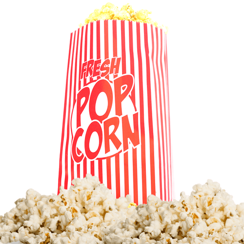 Popcorn Bags, 8-ct. Packs - 6 Pack - ( 48 In Total )