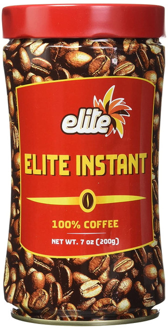 Elite Instant Coffee, 7 Oz Jar