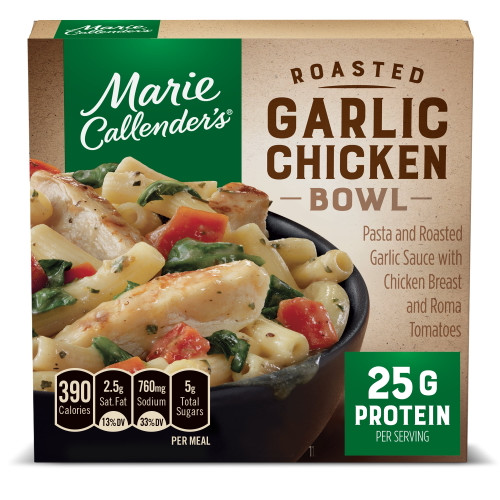 Marie Callender's Roasted Garlic Chicken Bowl, Frozen Meals, 11.5 Oz.