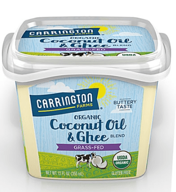 Carrington Farms Organic Coconut Oil & Ghee Blend Grass Fed -- 12 Fl Oz