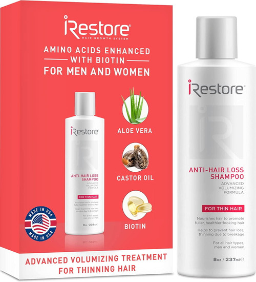 Irestore Hair Growth Biotin Shampoo For Thinning Hair And Hair Loss – Anti-hair Loss Shampoo For Men And Women