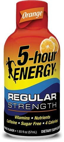 5-hour Energy Shot, Regular Strength Orange, 1.93 Ounce, 24 Count