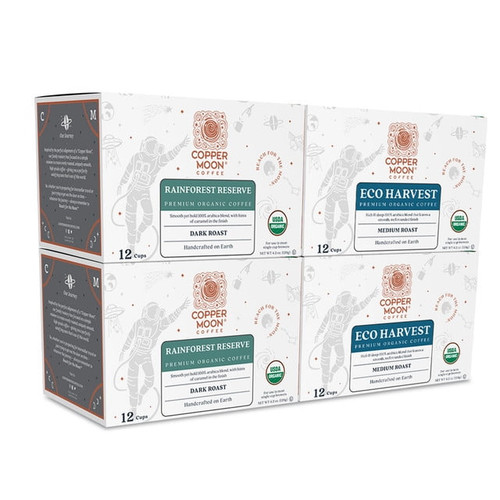 Organic Variety Pack 48 Ct Rainforest, Medium And Dark Roast (bulk)