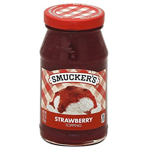 Smuckers Strawberry Spoonable Ice Cream Topping, 11.75 Oz